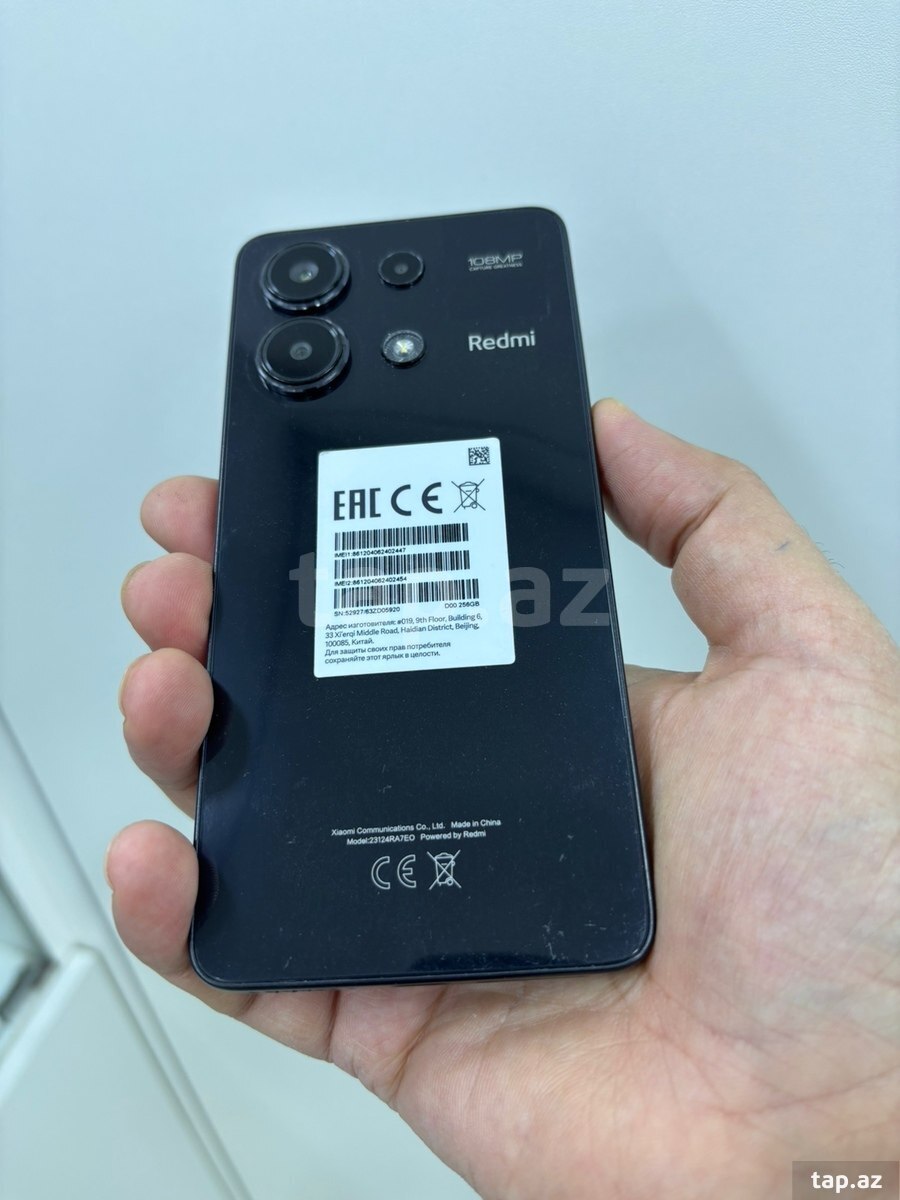 Xiaomi Redmi Note 13 Midnight Black 256GB/12GB