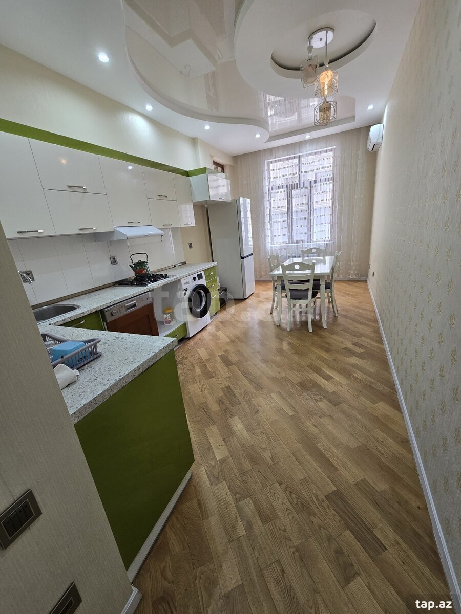 2-otaqlı yeni tikili kirayə verilir, Nəsimi r., 106 m² (5)