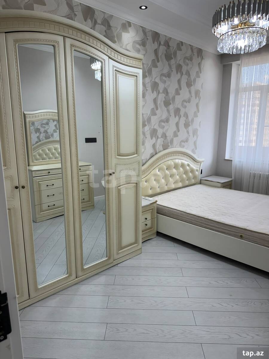 3-otaqlı yeni tikili kirayə verilir, Qara Qarayev m., 110 m²