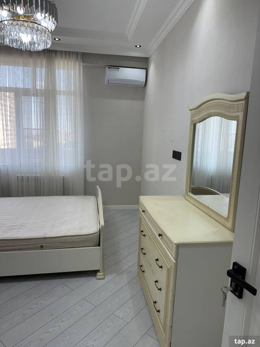 3-otaqlı yeni tikili kirayə verilir, Qara Qarayev m., 110 m² (8)