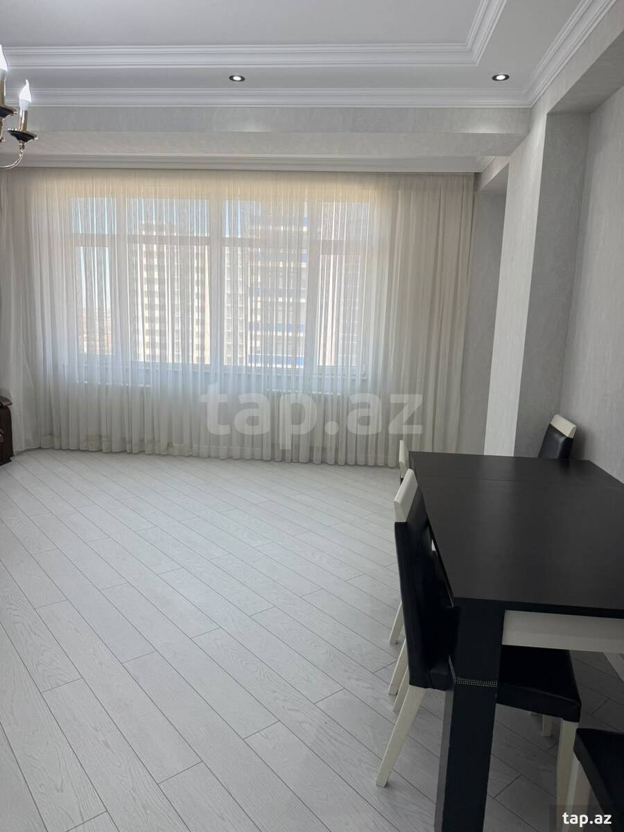 3-otaqlı yeni tikili kirayə verilir, Qara Qarayev m., 110 m² (9)