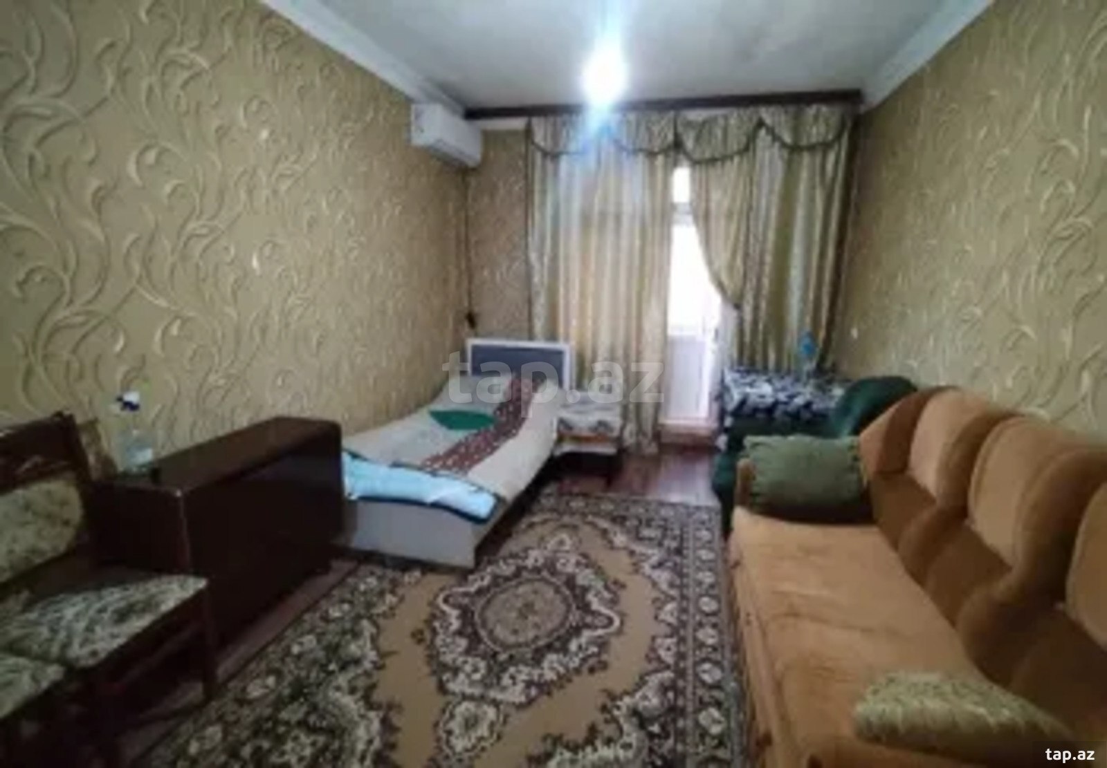 2-otaqlı mənzil kirayə verilir, Memar Əcəmi m., 36 m²