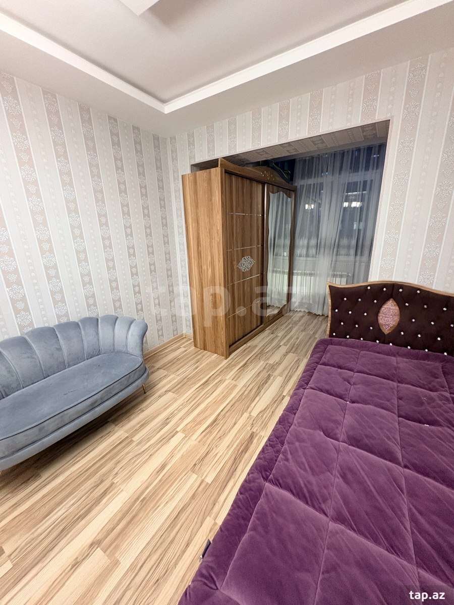 3-otaqlı yeni tikili kirayə verilir, 8 Noyabr m., 120 m² (15)