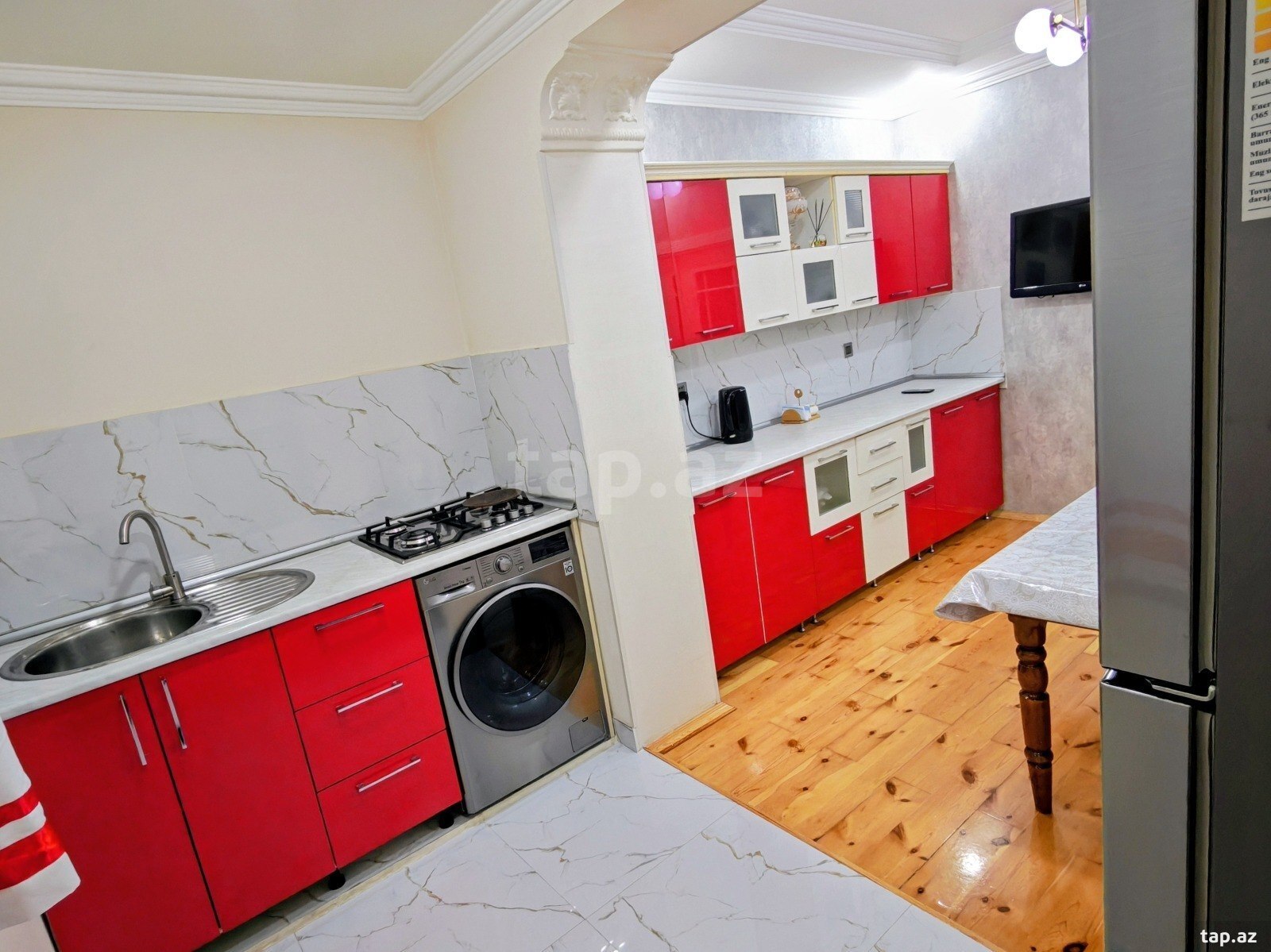 4-otaqlı mənzil, Yeni Günəşli qəs., 100 m² (7)