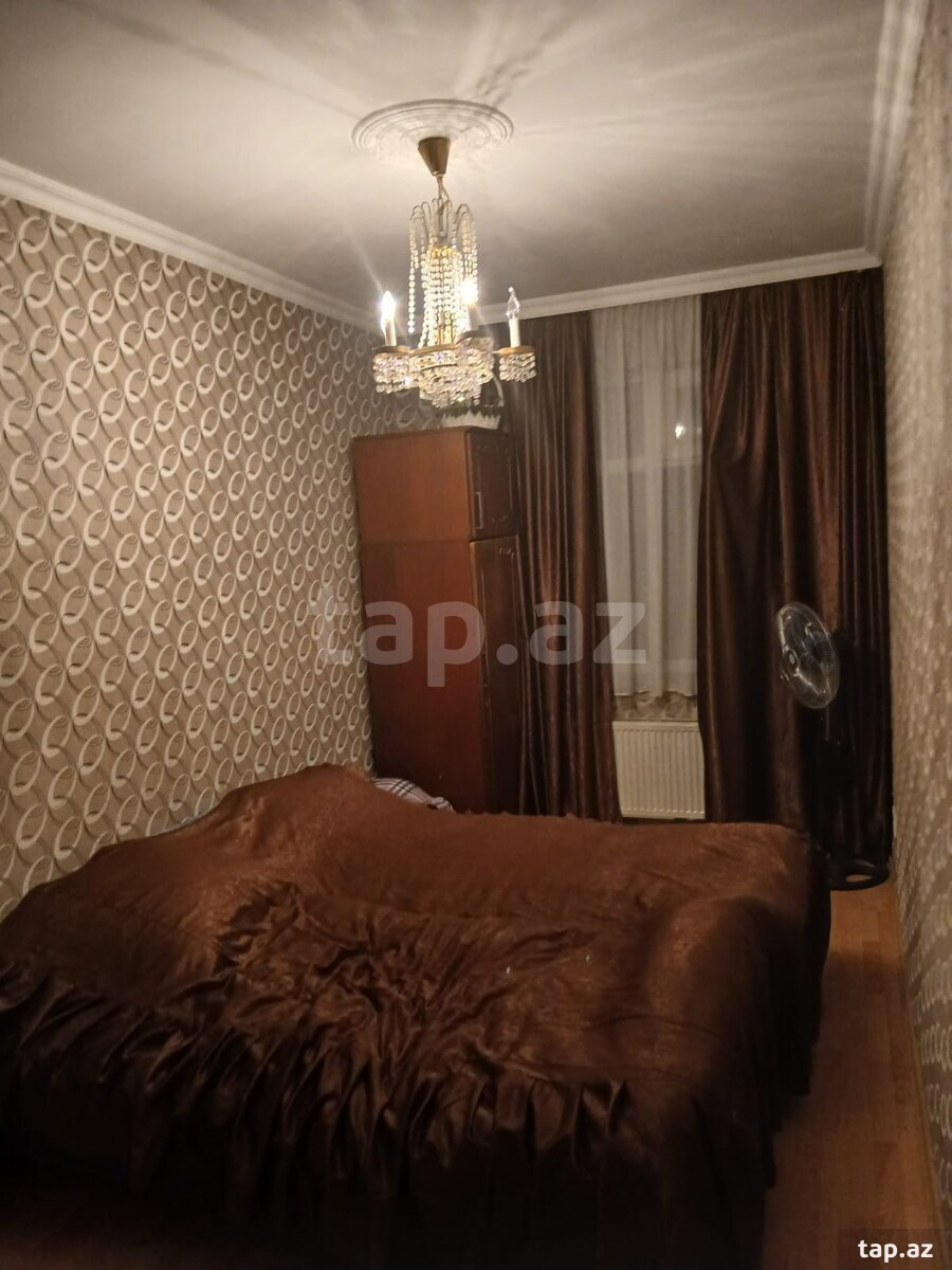 3-otaqlı mənzil kirayə verilir, Hüseyn Seyidzadə küç.5, 70 m²