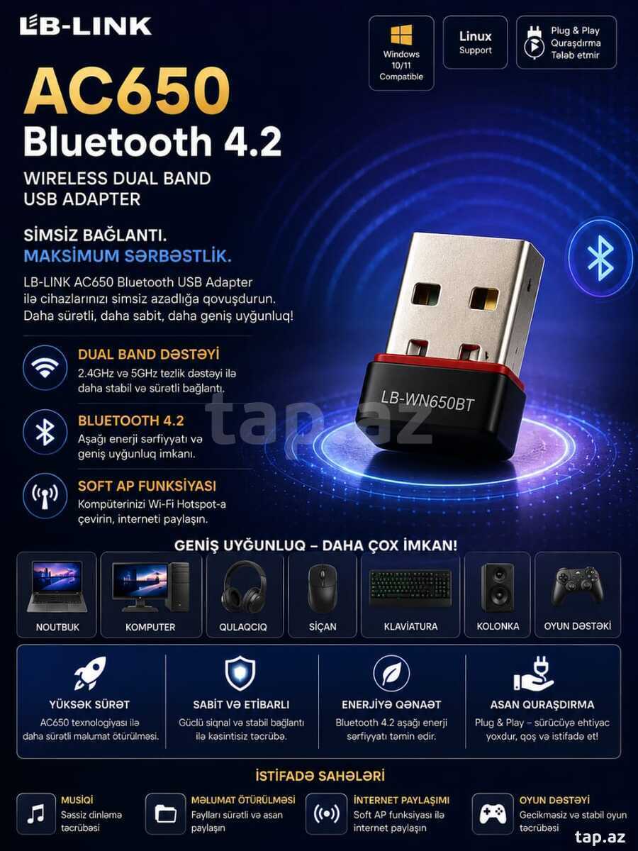 LB-LINK AC650 Bluetooth 4.2
