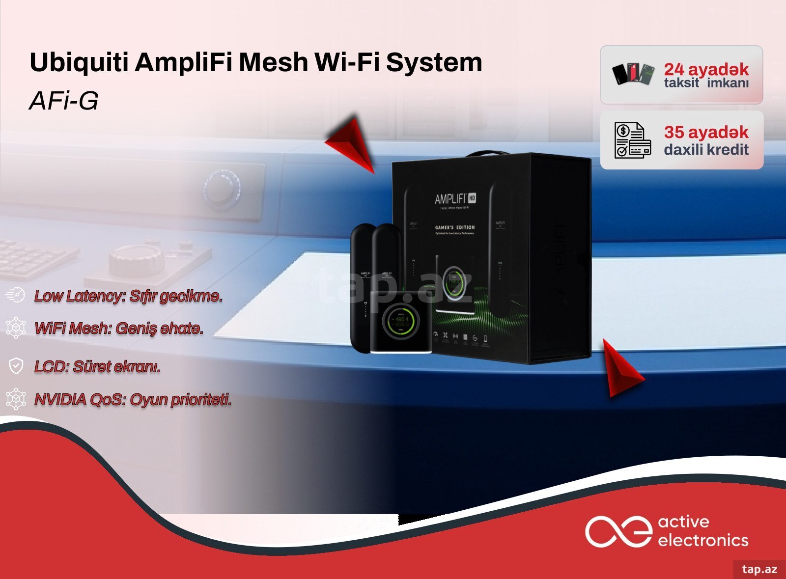 Mesh Wi-Fi Sistemi Ubiquiti AmpliFi (AFi-G)