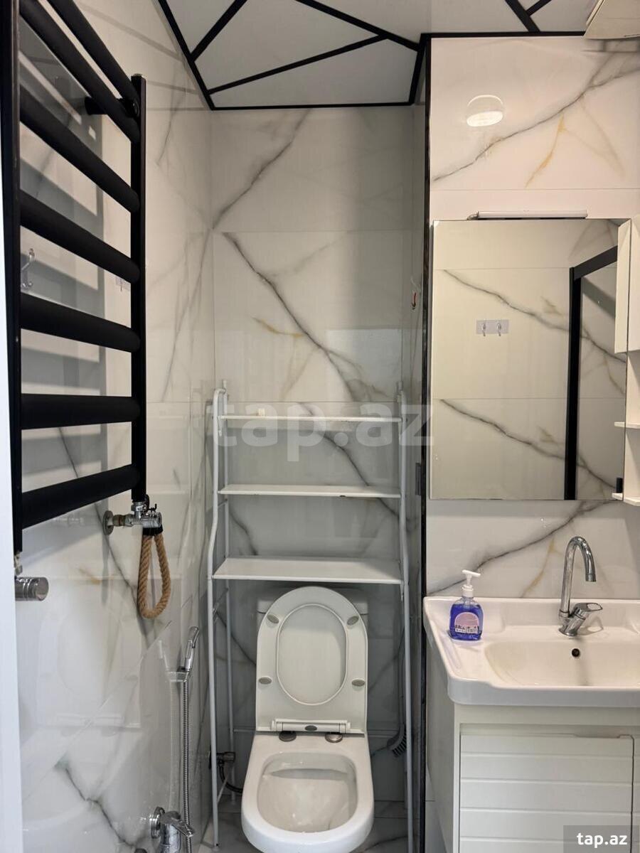 2-otaqlı yeni tikili kirayə verilir, Ə.Cəmil küç, 60 m² (14)