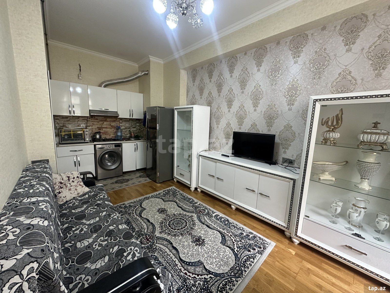 2-otaqlı yeni tikili kirayə verilir, Yeni Günəşli qəs., 50 m² (2)