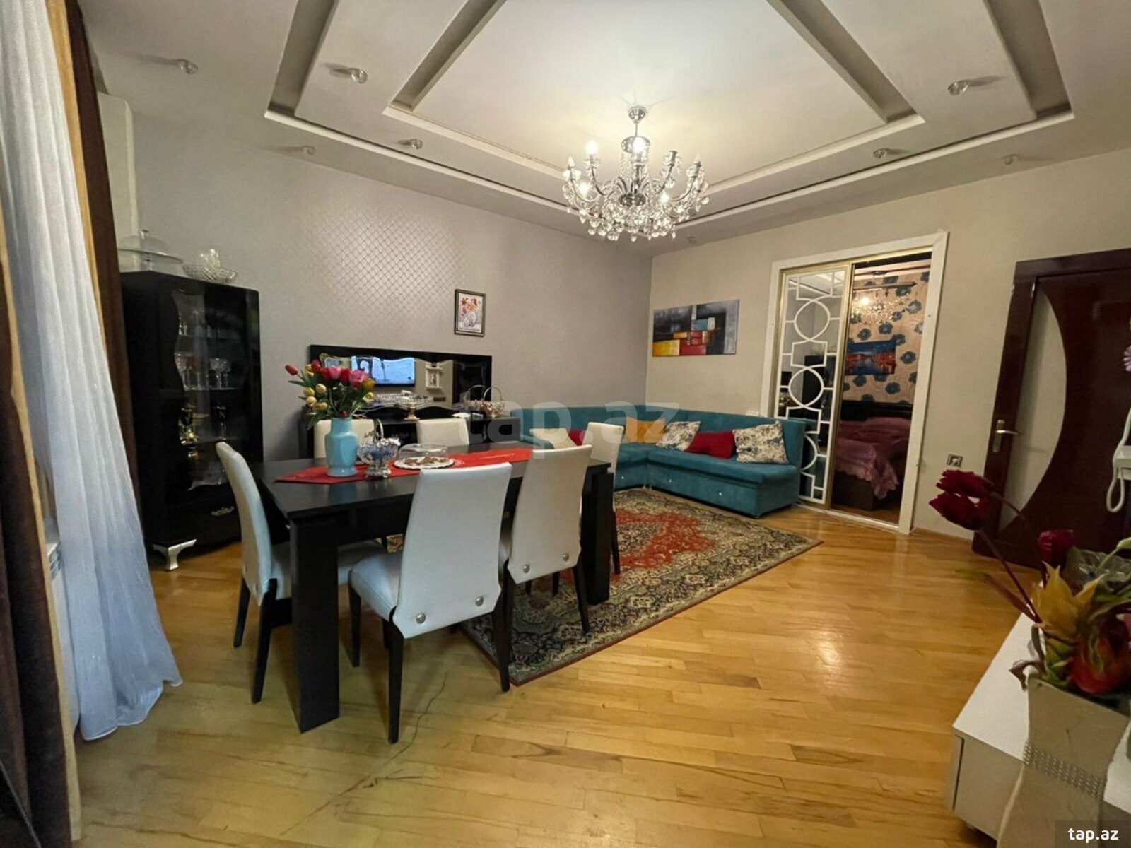 3-otaqlı yeni tikili kirayə verilir, N.Nərimanov m., 72 m²