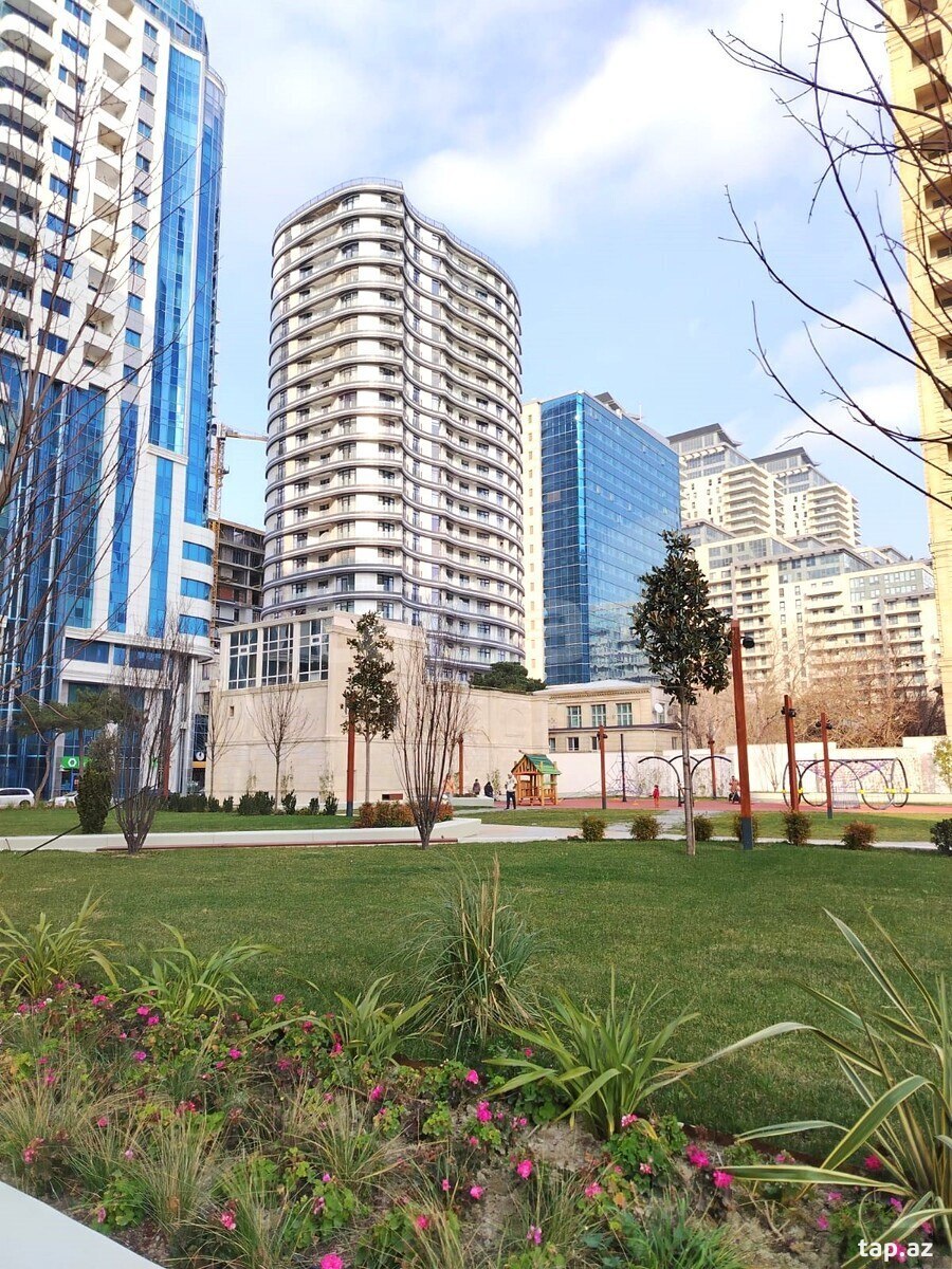 3-otaqlı yeni tikili, Sahil m., 102 m²