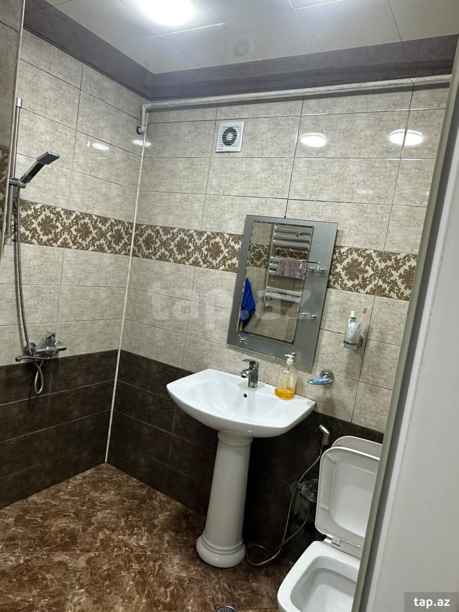 2-otaqlı mənzil kirayə verilir, Sumqayıt ş., 55 m² (7)