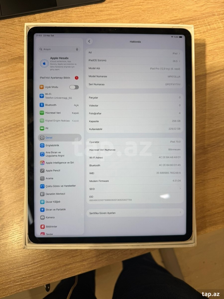iPad Pro 12.9 M2 256GB Silver Celullar  (8)