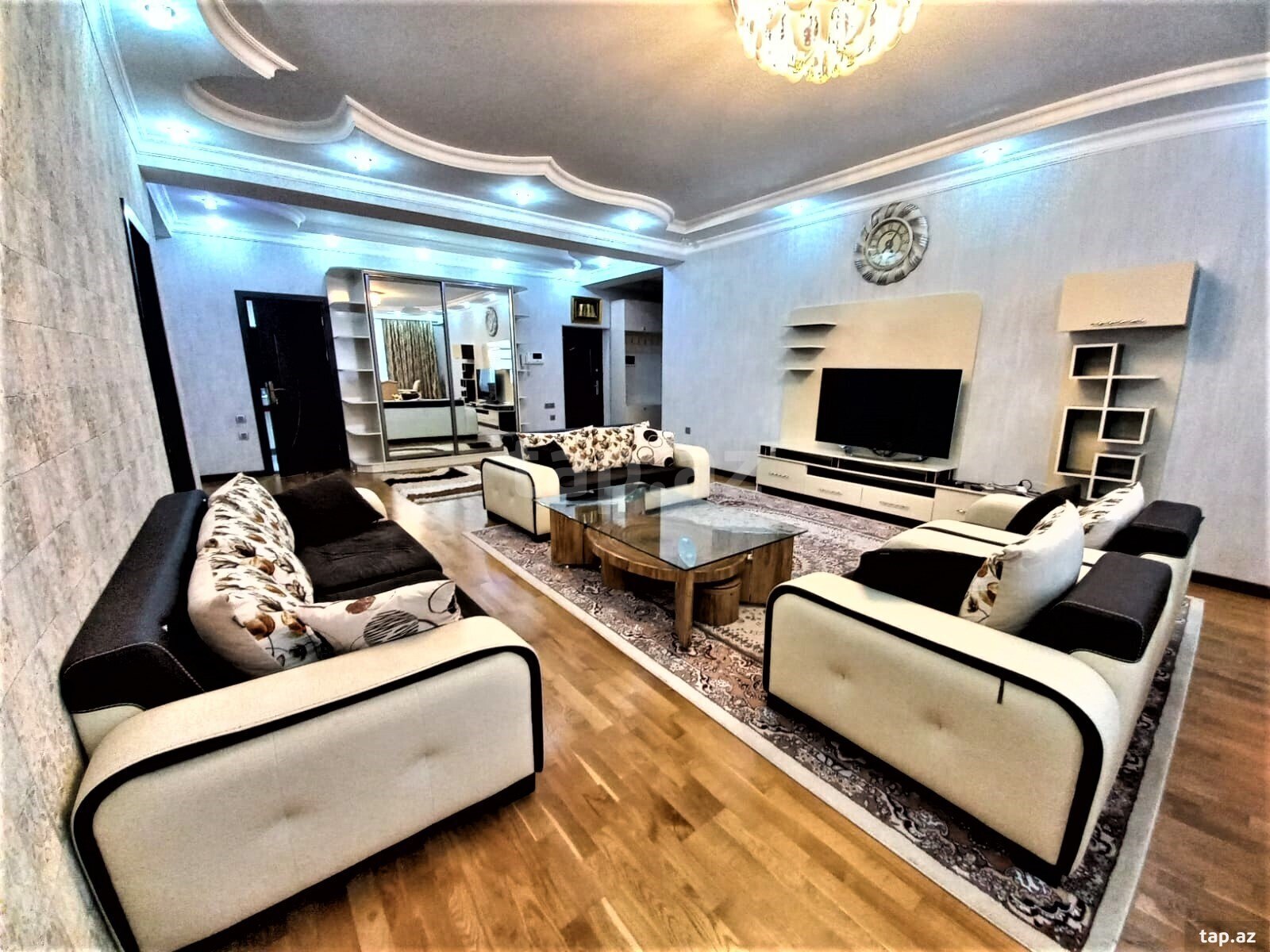3-otaqlı yeni tikili kirayə verilir, Süleyman Vəzirov küç., 140 m² (4)