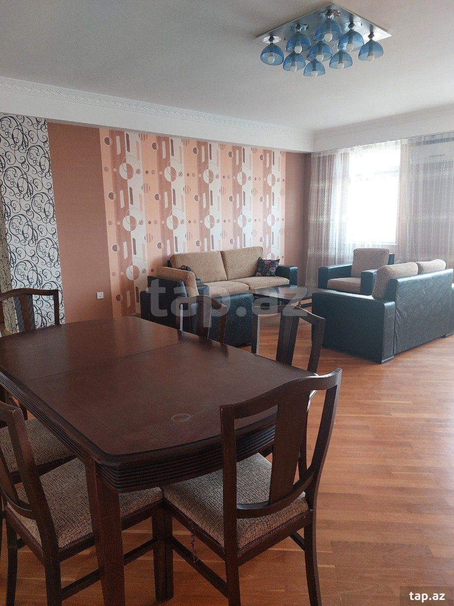 3-otaqlı yeni tikili kirayə verilir, Məhəmməd Hadi küç., 130 m²