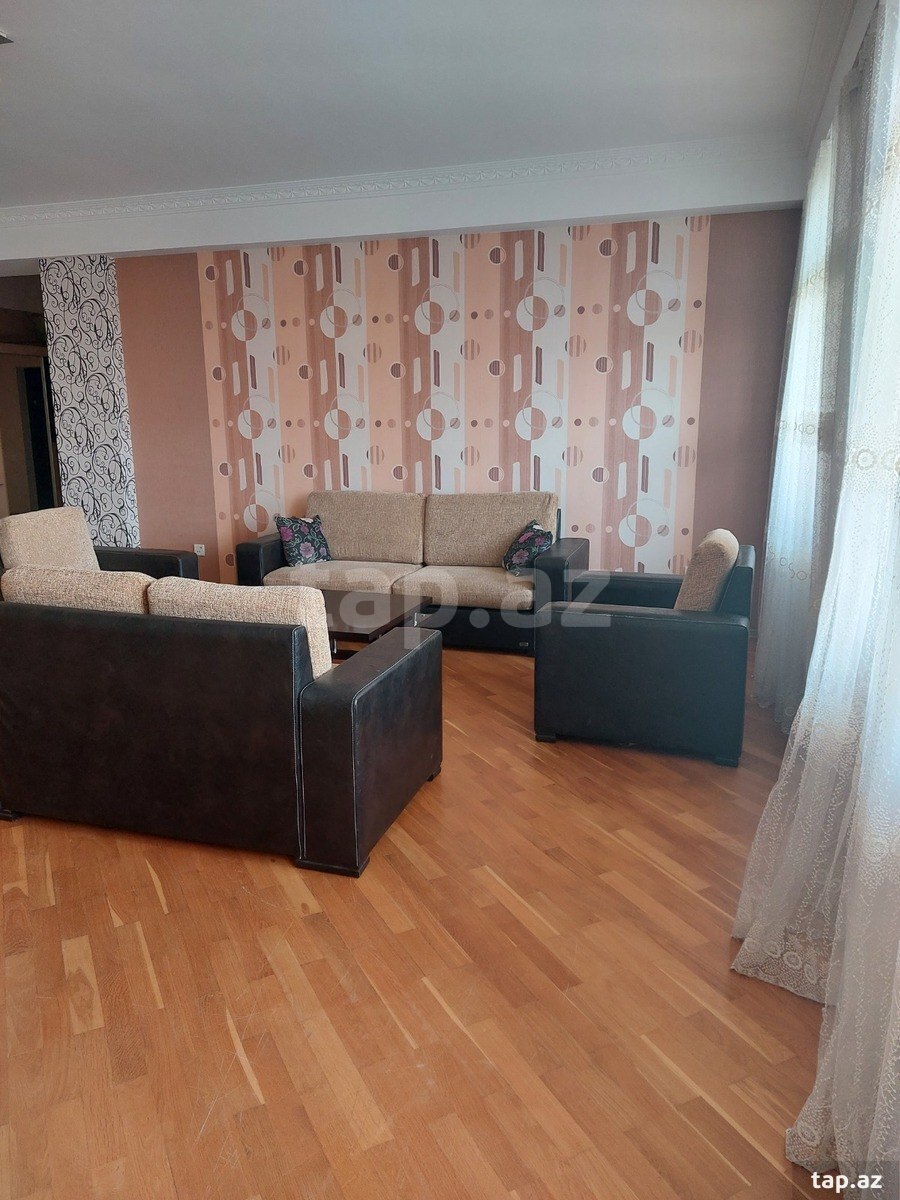 3-otaqlı yeni tikili kirayə verilir, Məhəmməd Hadi küç., 130 m² (3)