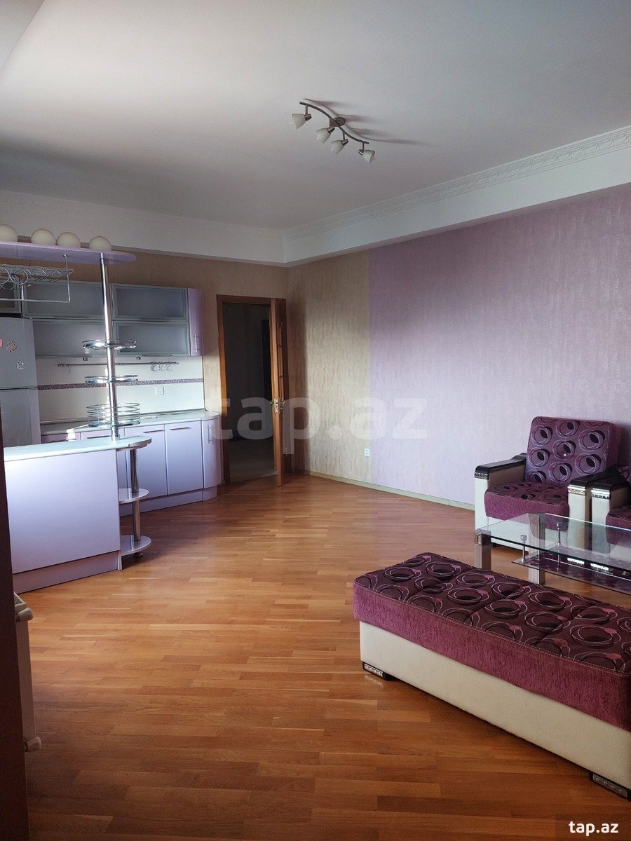 3-otaqlı yeni tikili kirayə verilir, Məhəmməd Hadi küç., 130 m² (12)