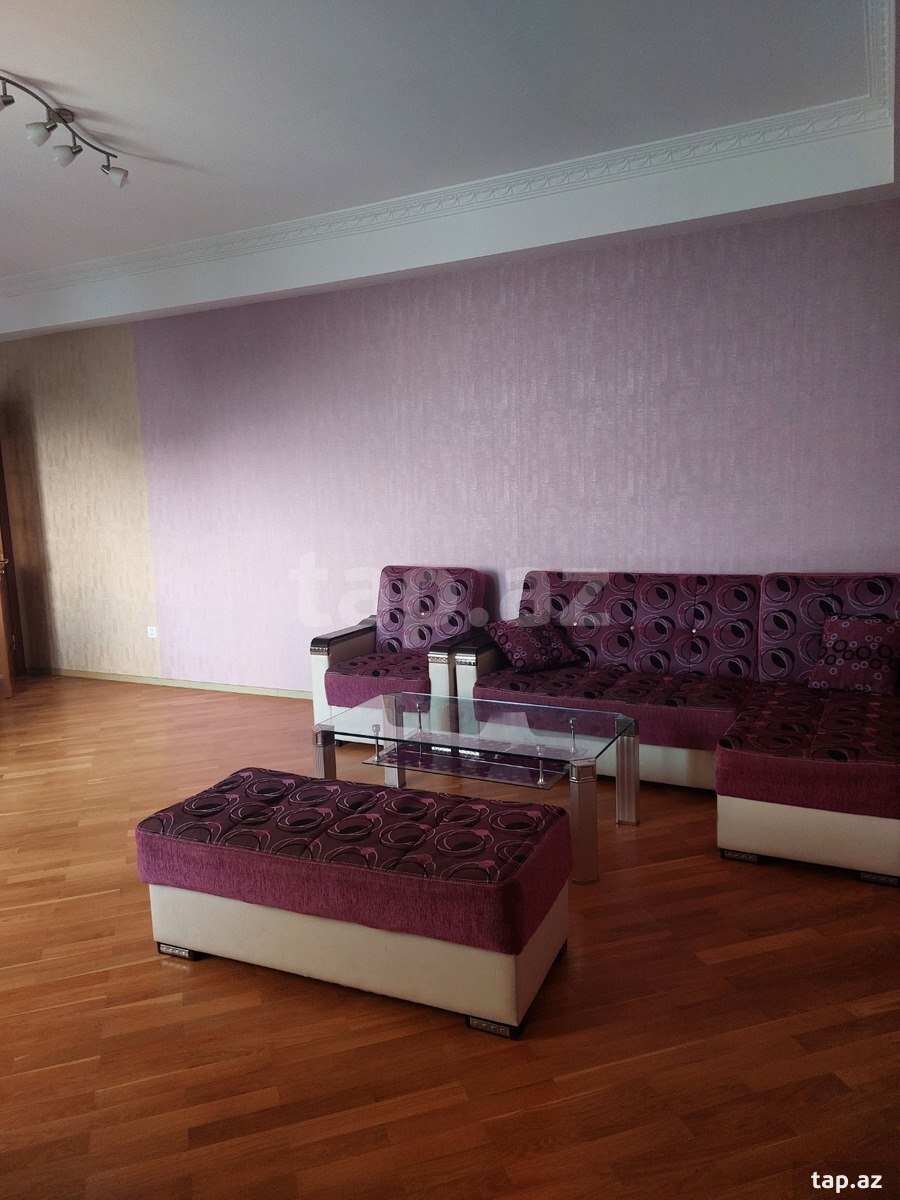 3-otaqlı yeni tikili kirayə verilir, Məhəmməd Hadi küç., 130 m² (9)