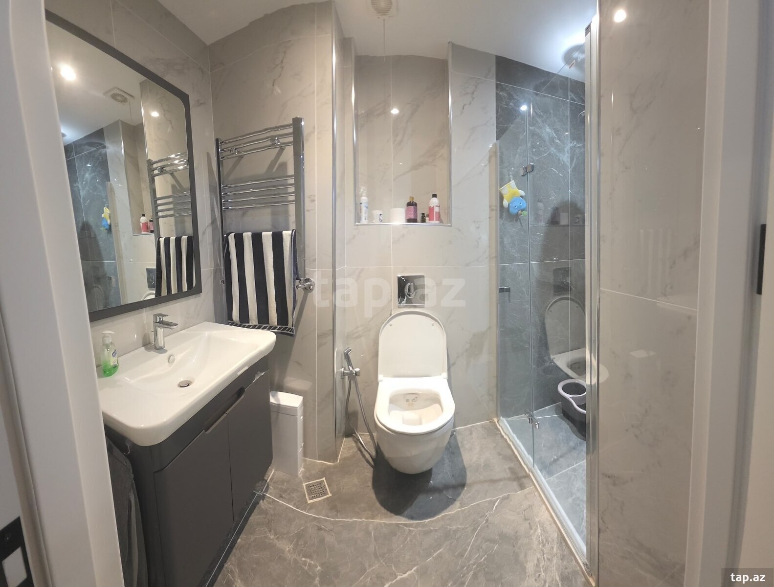 2-otaqlı yeni tikili kirayə verilir, Yasamal r., 55 m² (6)