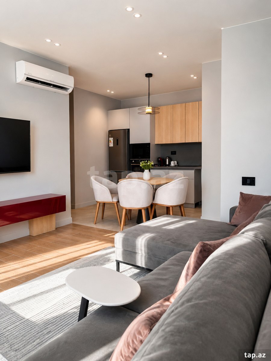 3-otaqlı yeni tikili kirayə verilir, Sea Breeze Polo Rezidence, 94 m²