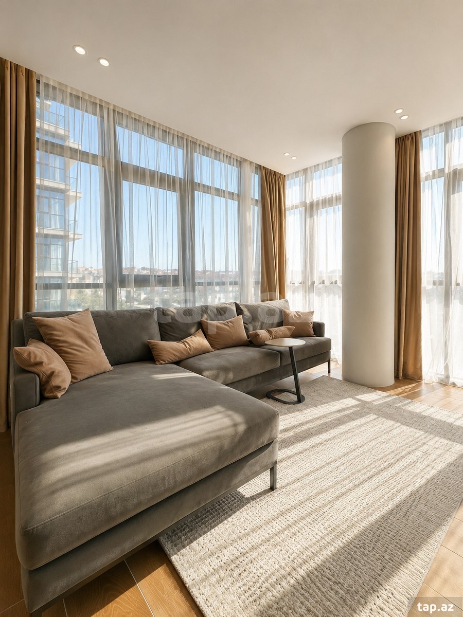 3-otaqlı yeni tikili kirayə verilir, Sea Breeze Polo Rezidence, 94 m² (2)