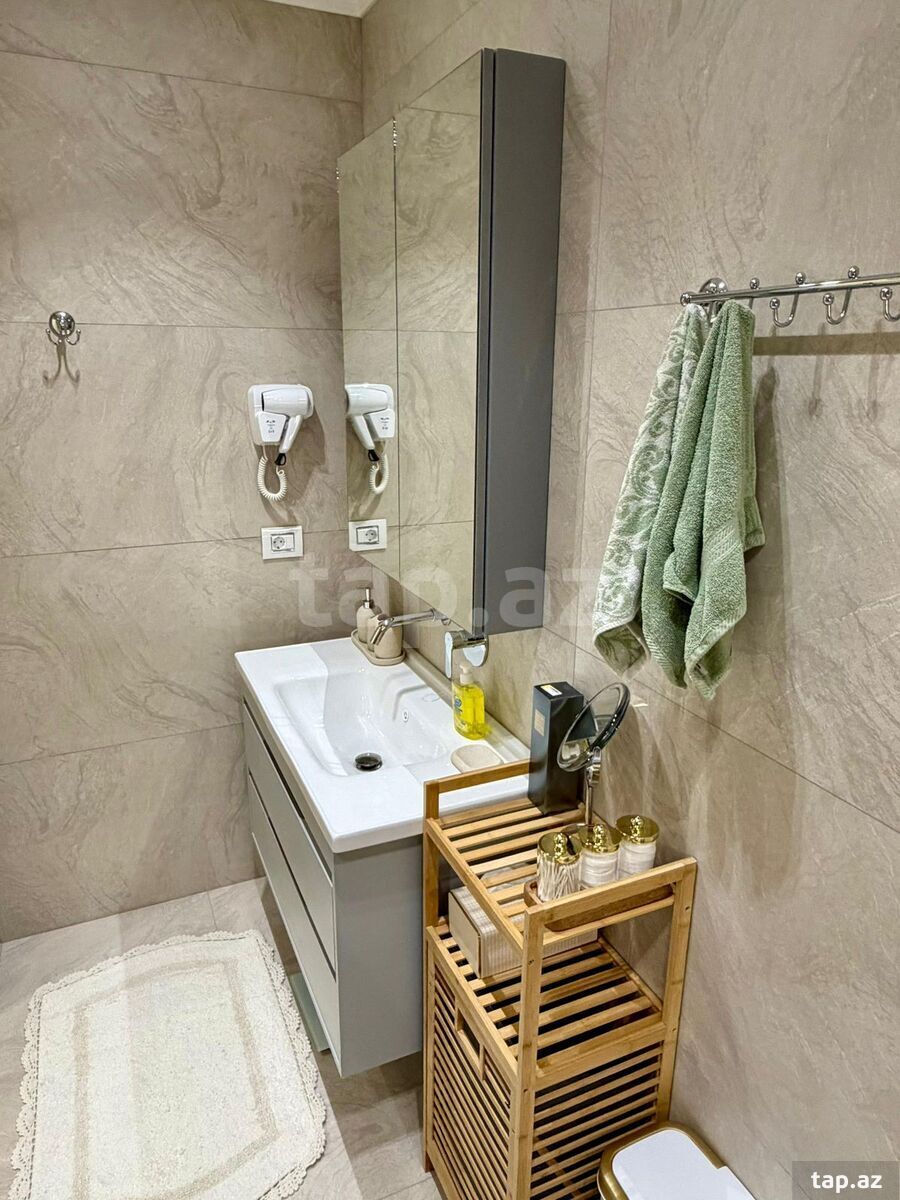 2-otaqlı yeni tikili kirayə verilir, E.Akademiyası m., 90 m² (11)