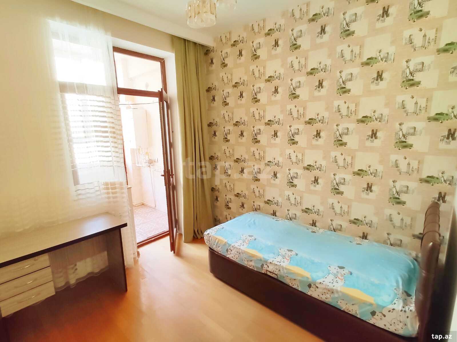 3-otaqlı yeni tikili kirayə verilir, İnşaatçılar m., 90 m² (7)