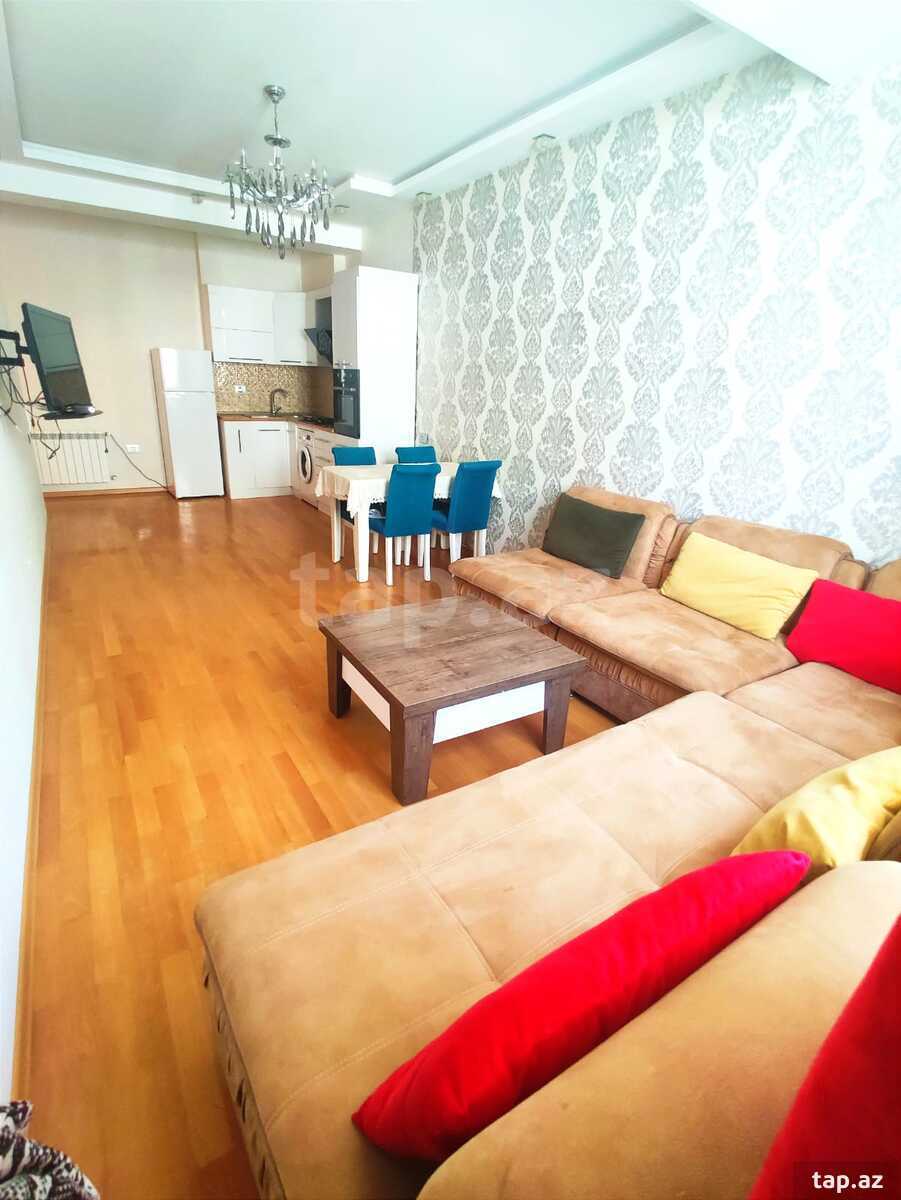 3-otaqlı yeni tikili kirayə verilir, İnşaatçılar m., 90 m² (2)