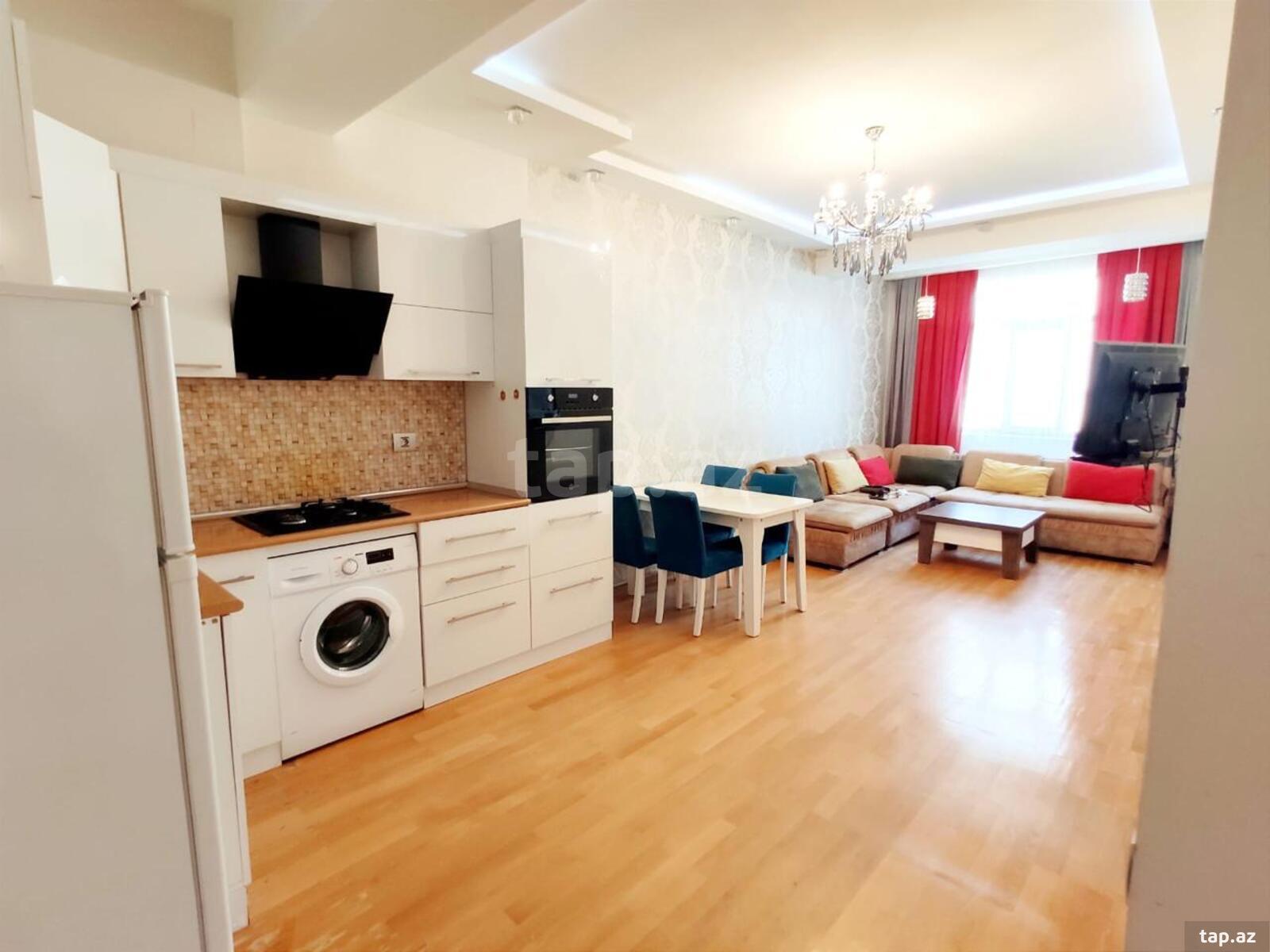 3-otaqlı yeni tikili kirayə verilir, İnşaatçılar m., 90 m²
