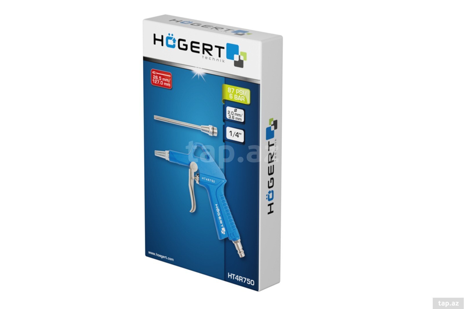 Hava kompressoru üçün tapança Högert HT4R750 (3)