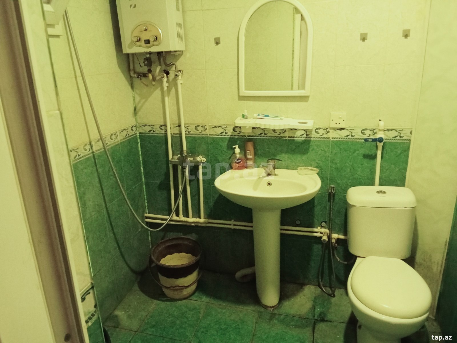 1-otaqlı mənzil kirayə verilir, İnşaatçılar m., 35 m² (2)