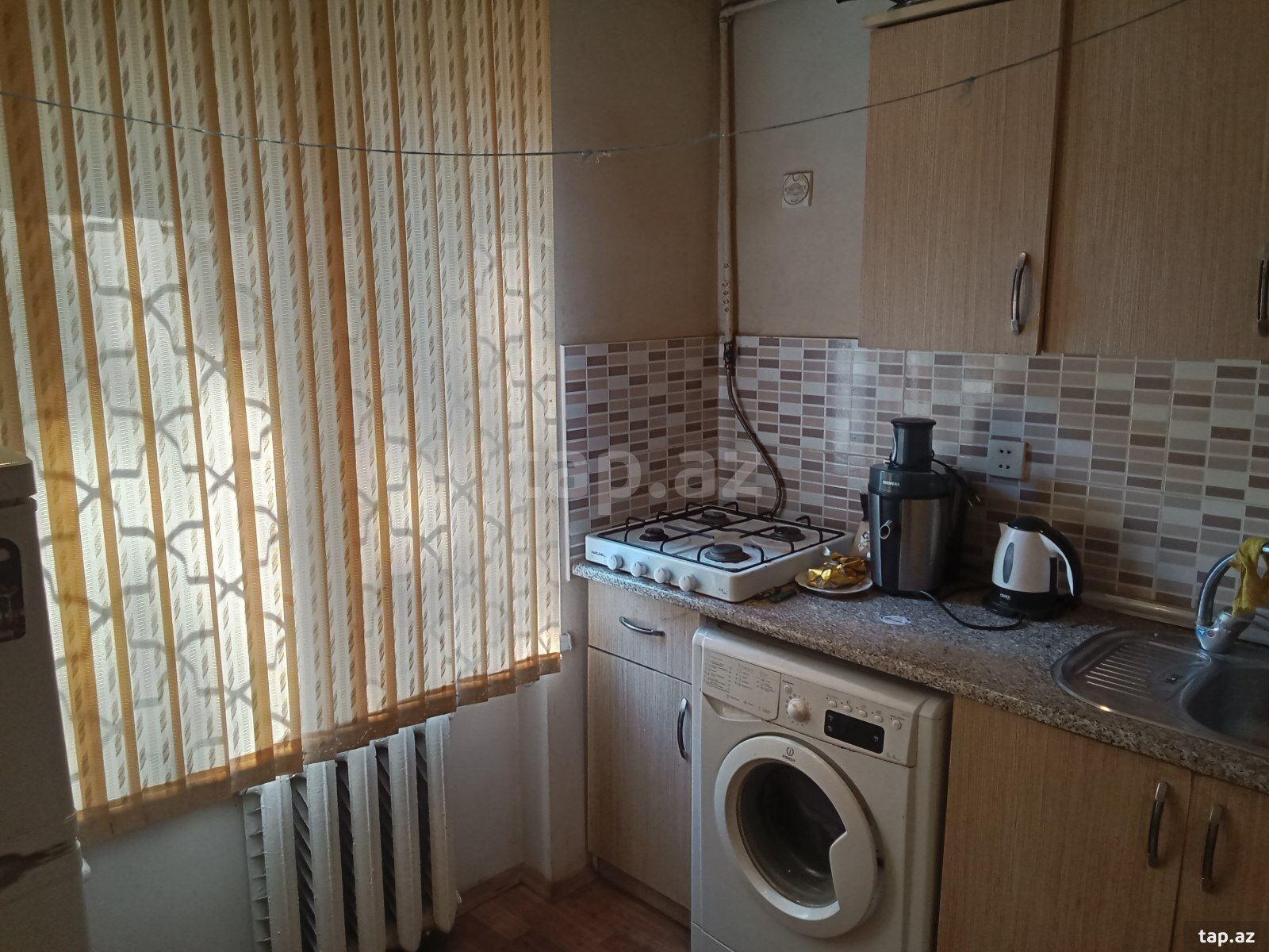 1-otaqlı mənzil kirayə verilir, İnşaatçılar m., 35 m² (4)