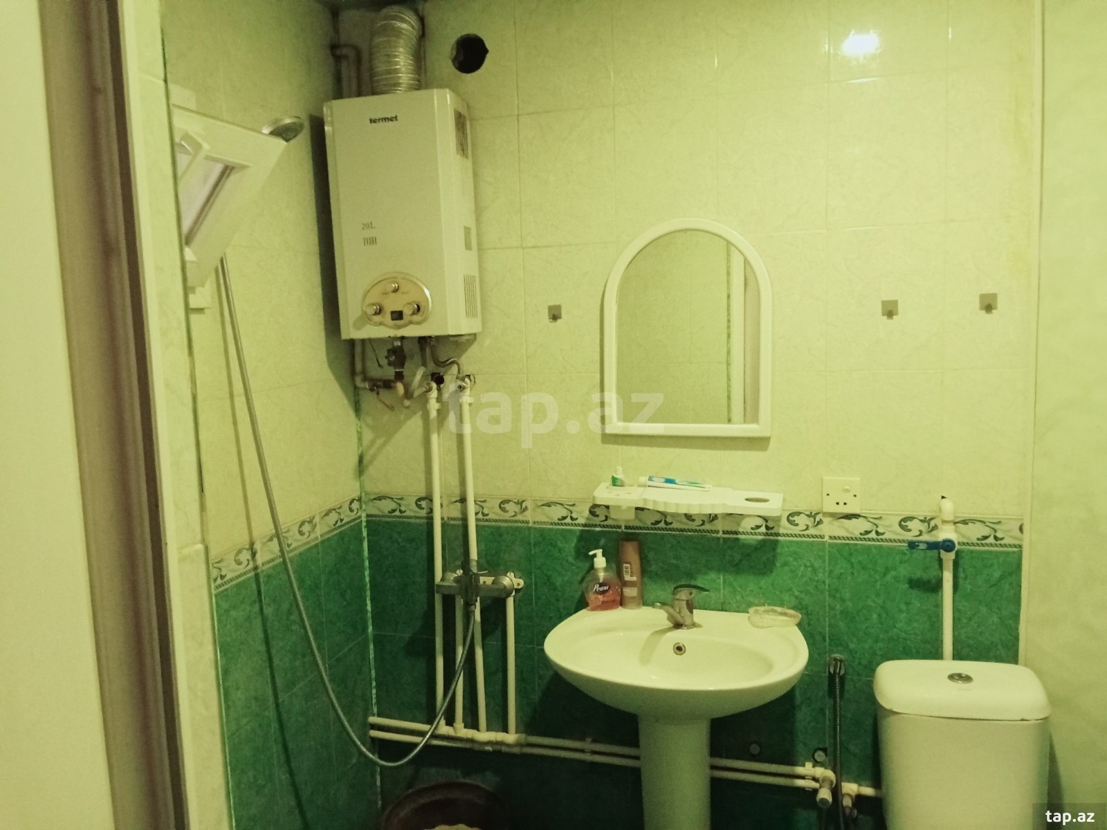 1-otaqlı mənzil kirayə verilir, İnşaatçılar m., 35 m² (3)