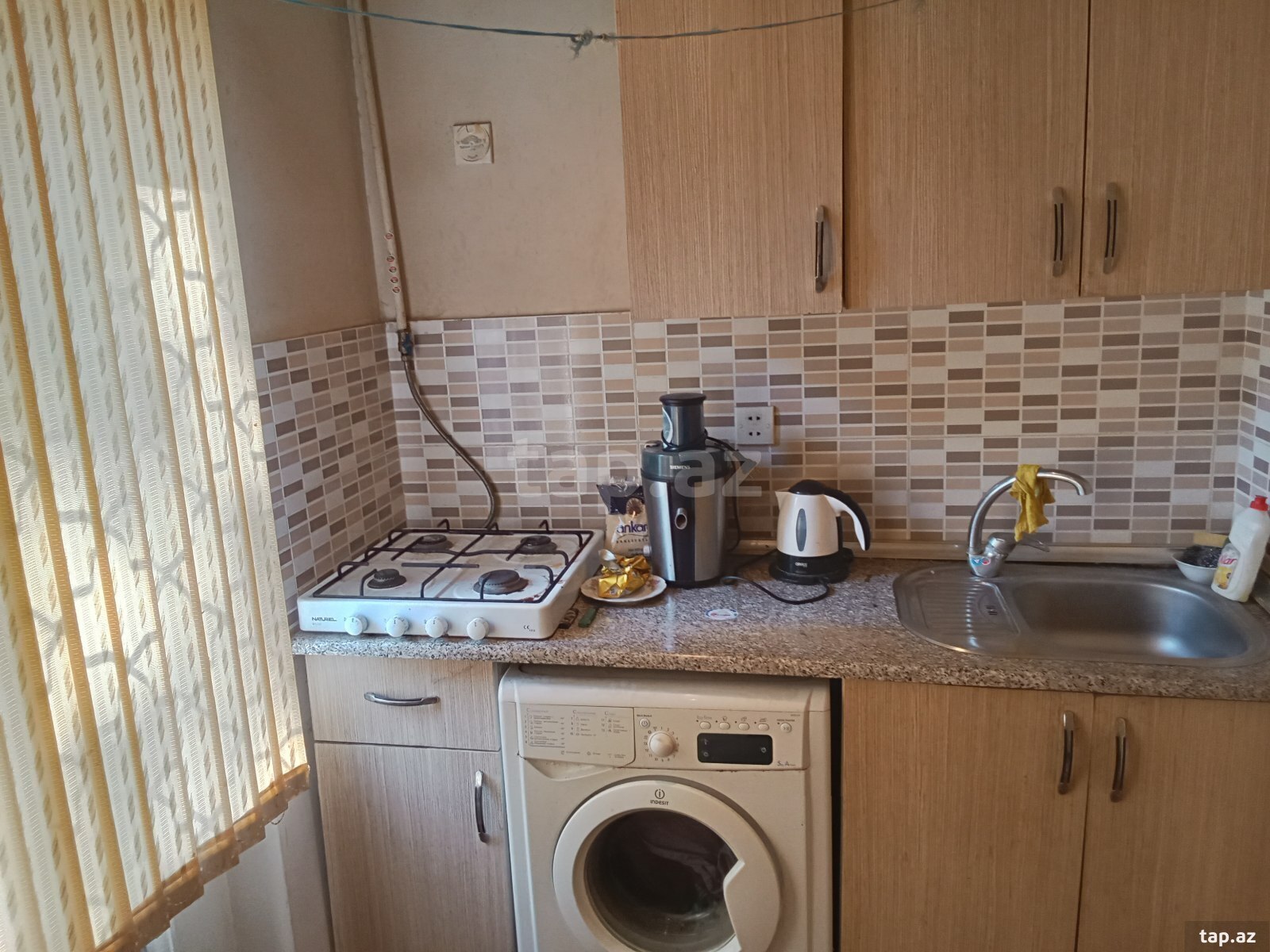 1-otaqlı mənzil kirayə verilir, İnşaatçılar m., 35 m² (6)