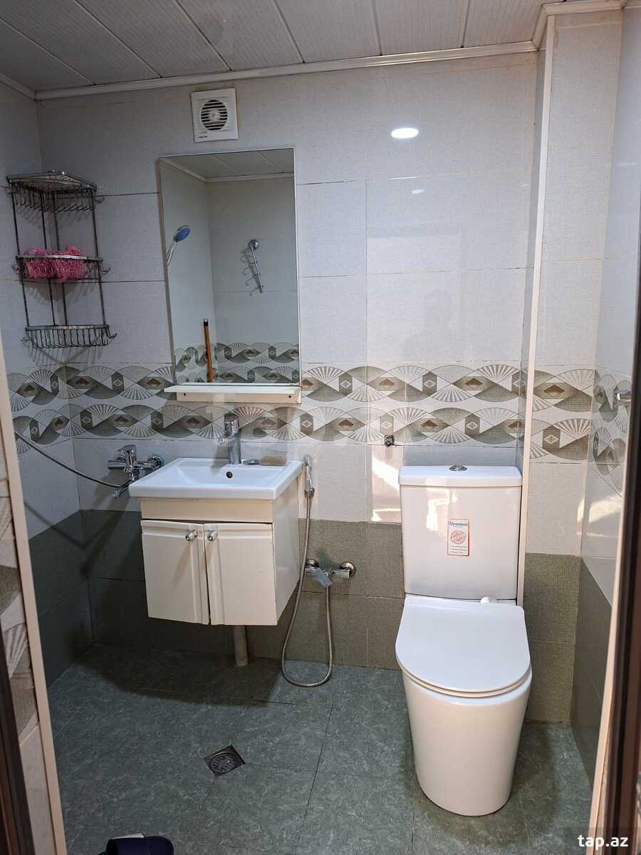 2-otaqlı mənzil kirayə verilir, İnşaatçılar m., 60 m² (11)