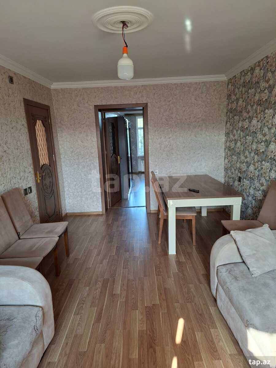 2-otaqlı mənzil kirayə verilir, İnşaatçılar m., 60 m² (4)