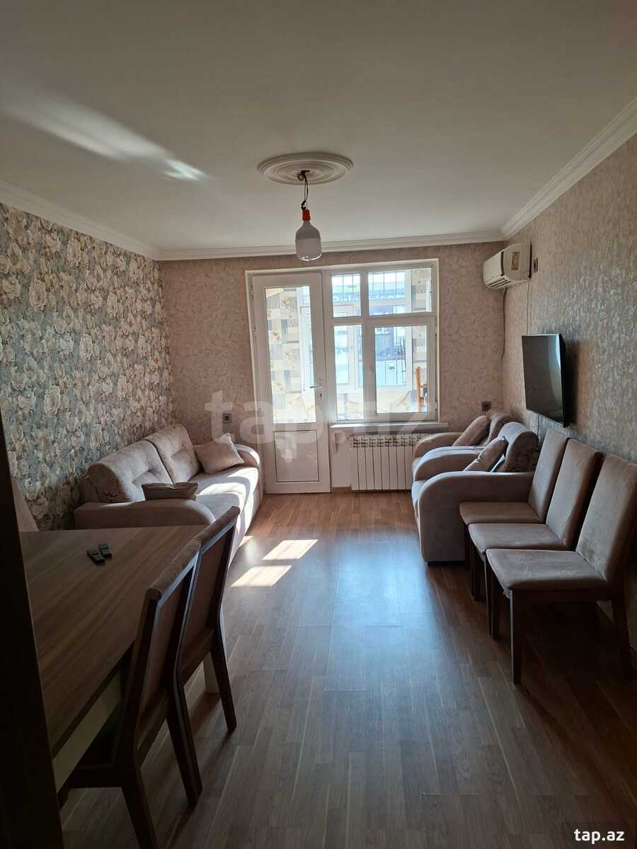 2-otaqlı mənzil kirayə verilir, İnşaatçılar m., 60 m² (3)