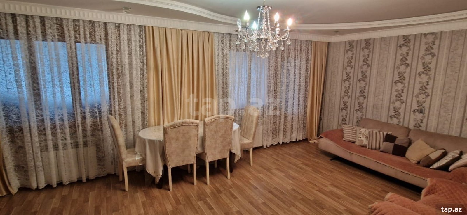 4-otaqlı mənzil kirayə verilir, Gəncə ş., 100 m² (2)