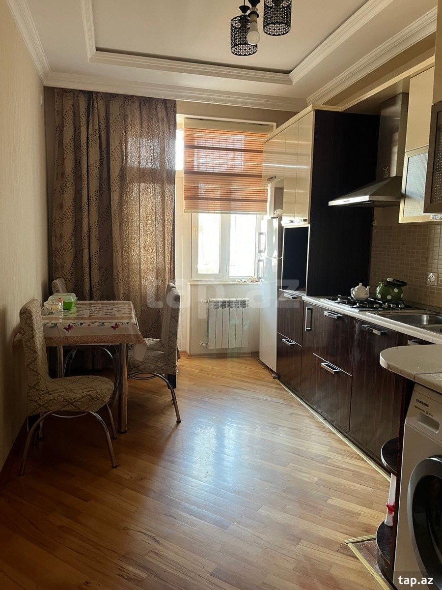 2-otaqlı yeni tikili kirayə verilir, Həzi Aslanov m., 90 m²