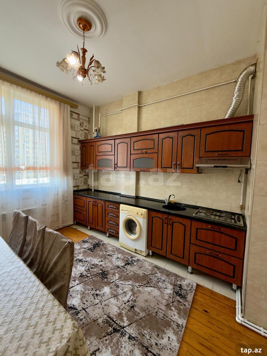 2-otaqlı yeni tikili kirayə verilir, Memar Əcəmi m., 90 m² (6)