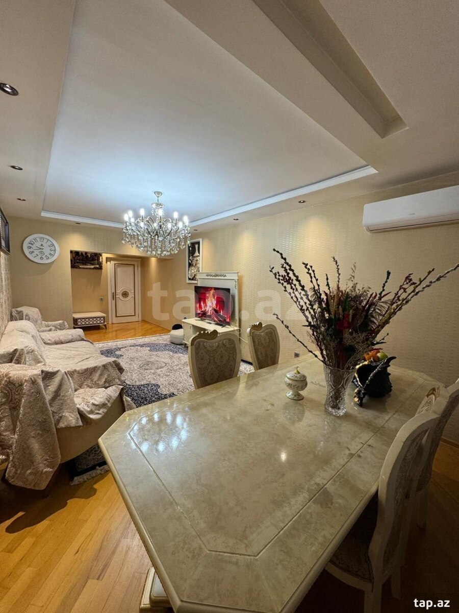 3-otaqlı yeni tikili, Nərimanov r., 130 m² (4)