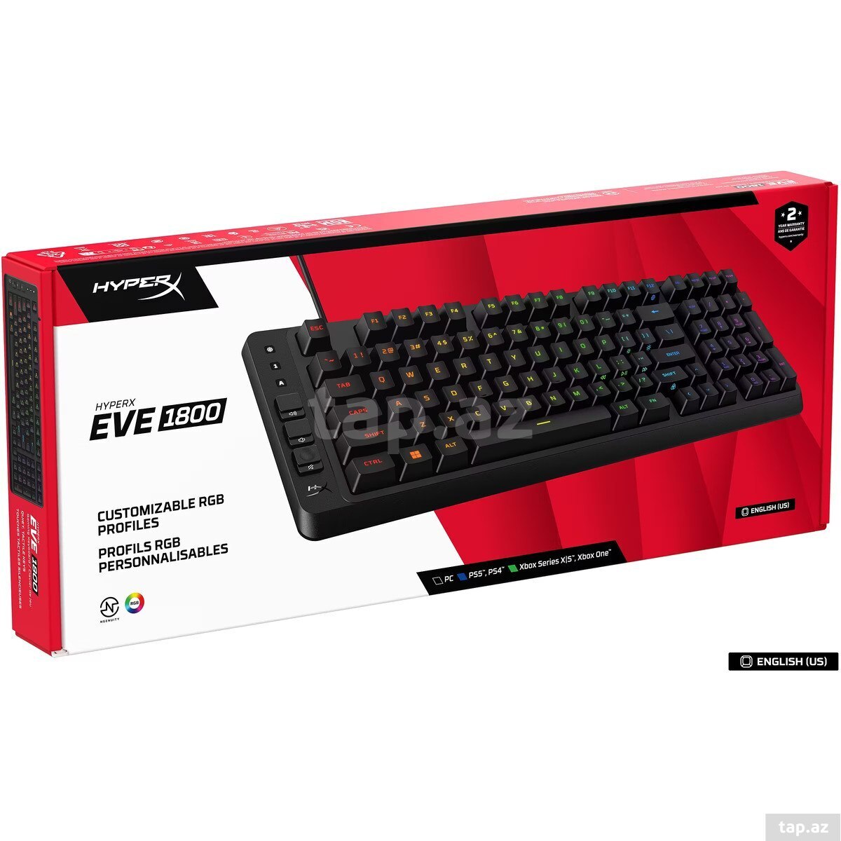 HyperX Eve 1800 (B7JE0AA) Gaming Keyboard