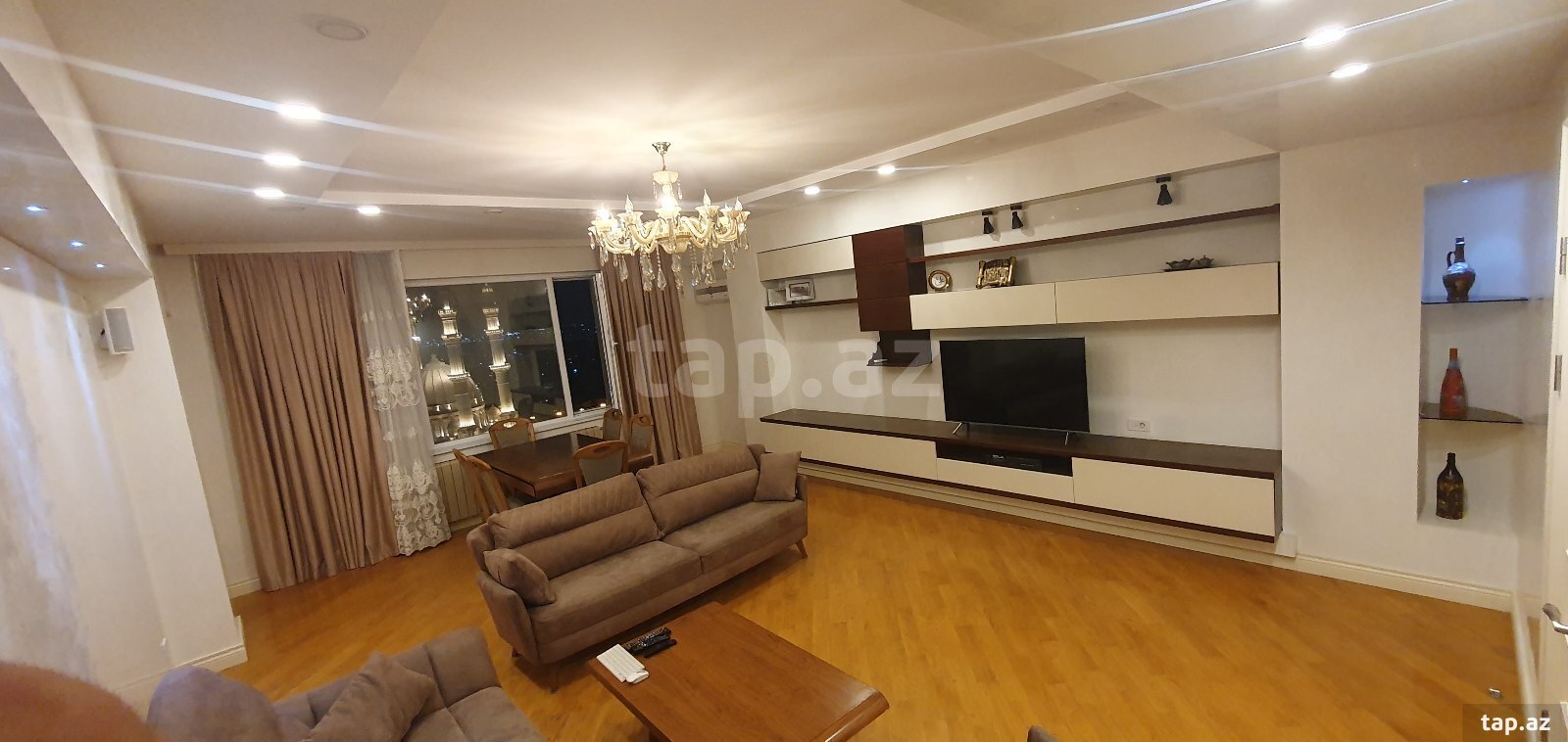 4-otaqlı yeni tikili kirayə verilir, Nəsimi m., 165 m²