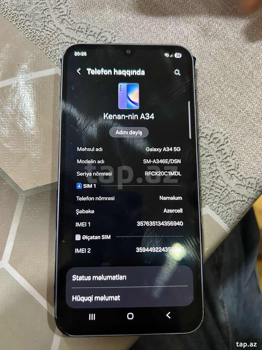Samsung Galaxy A34 5G Awesome Violet 128GB/6GB (3)