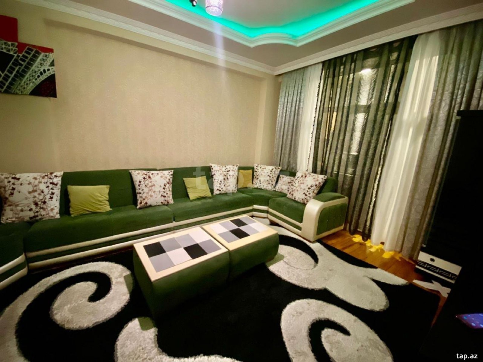 2-otaqlı yeni tikili kirayə verilir, Əhmədli m., 59 m² (2)