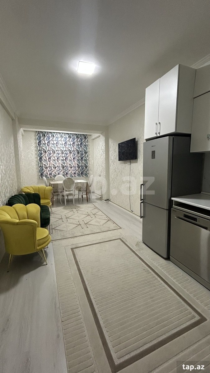 2-otaqlı yeni tikili kirayə verilir, Yeni Yasamal qəs., 60 m² (2)