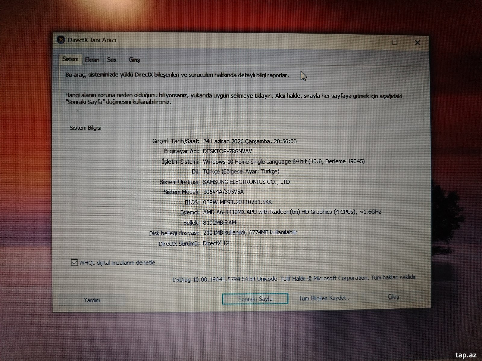 Noutbuk Samsung (2)