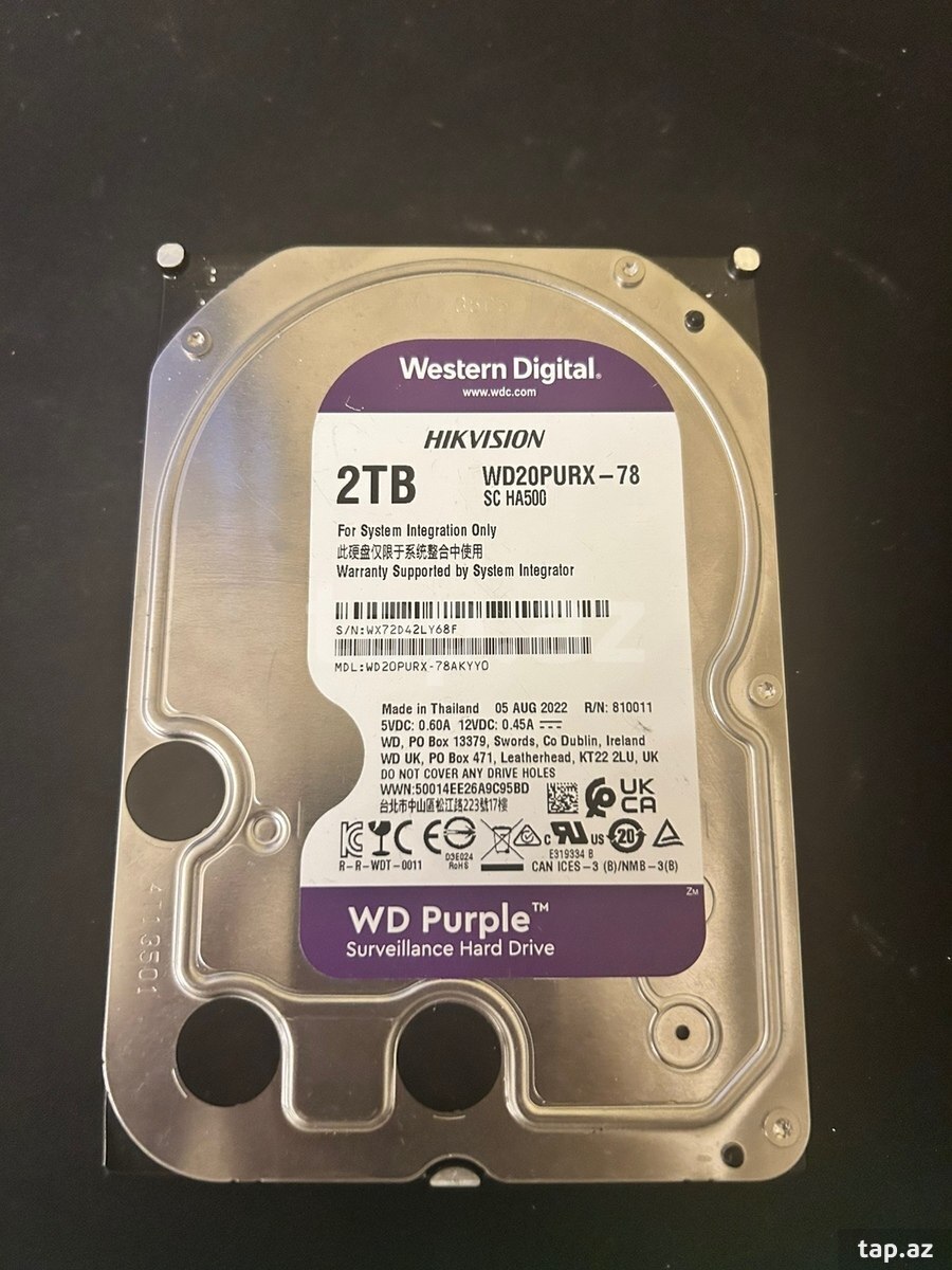 Sərt disk Hikvision HDD 2 TN (2)