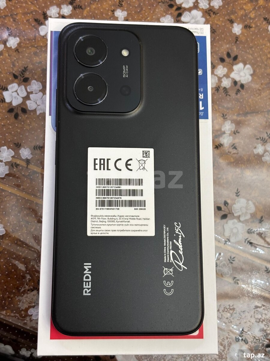 Xiaomi Redmi 15C Midnight Black 256GB/8GB