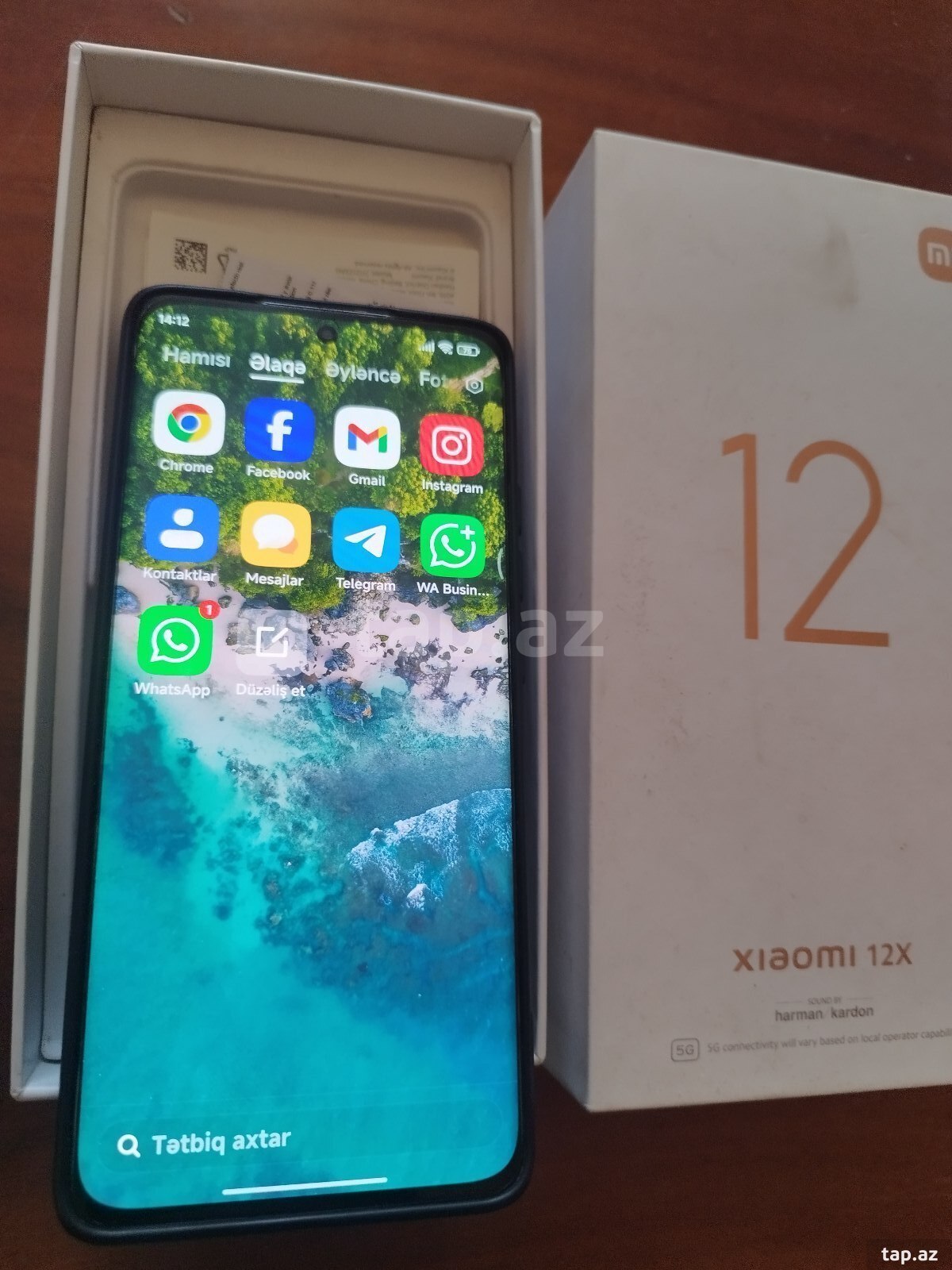 Xiaomi 12X Blue 256GB/8GB